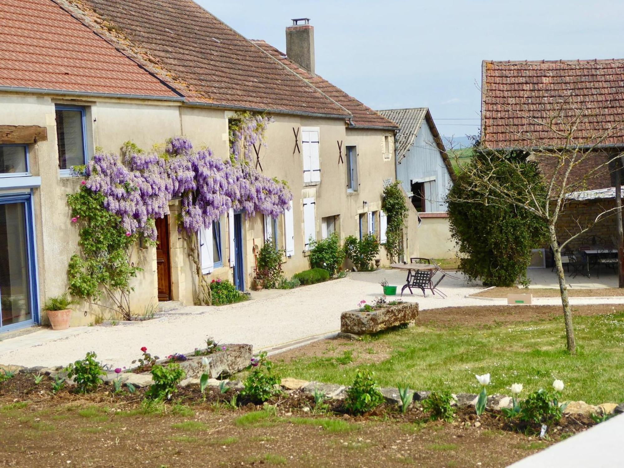 Burgundian Farmhouse In Talon With Fireplace Dış mekan fotoğraf
